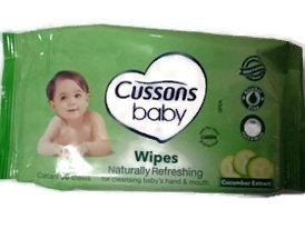 Cussons Baby Wipes Naturally Refreshing Antibacterial Multipurpose 3x45S
