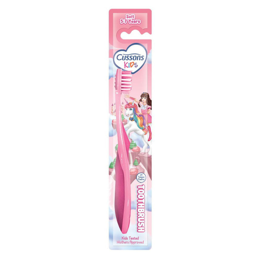 Cussons Kids Sikat Gigi 5-7 Years Pink Soft 1PCS