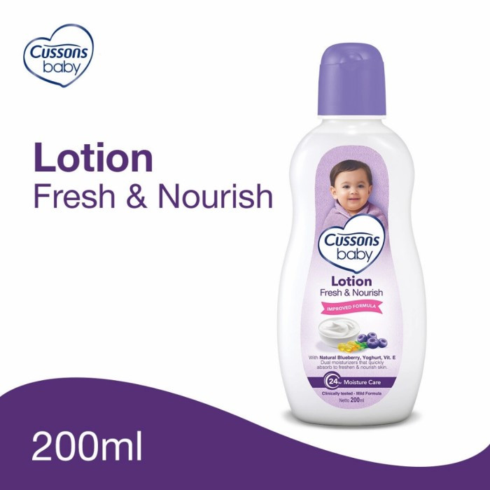 Cussons Baby Lotion Fresh & Nourish 200ML