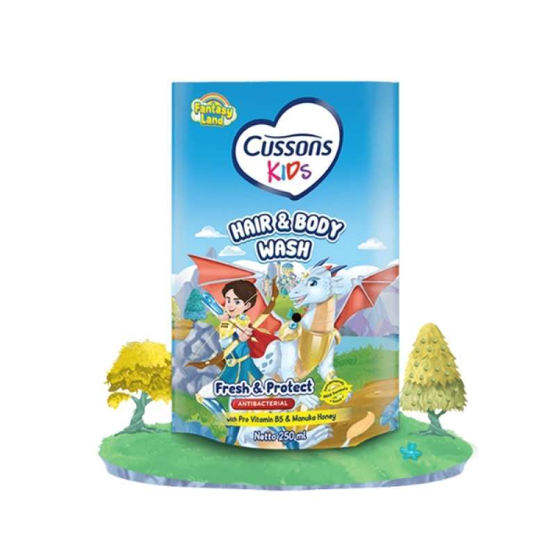 Cussons Kids Hair & Body Wash Fresh & Protech Pch 250ML