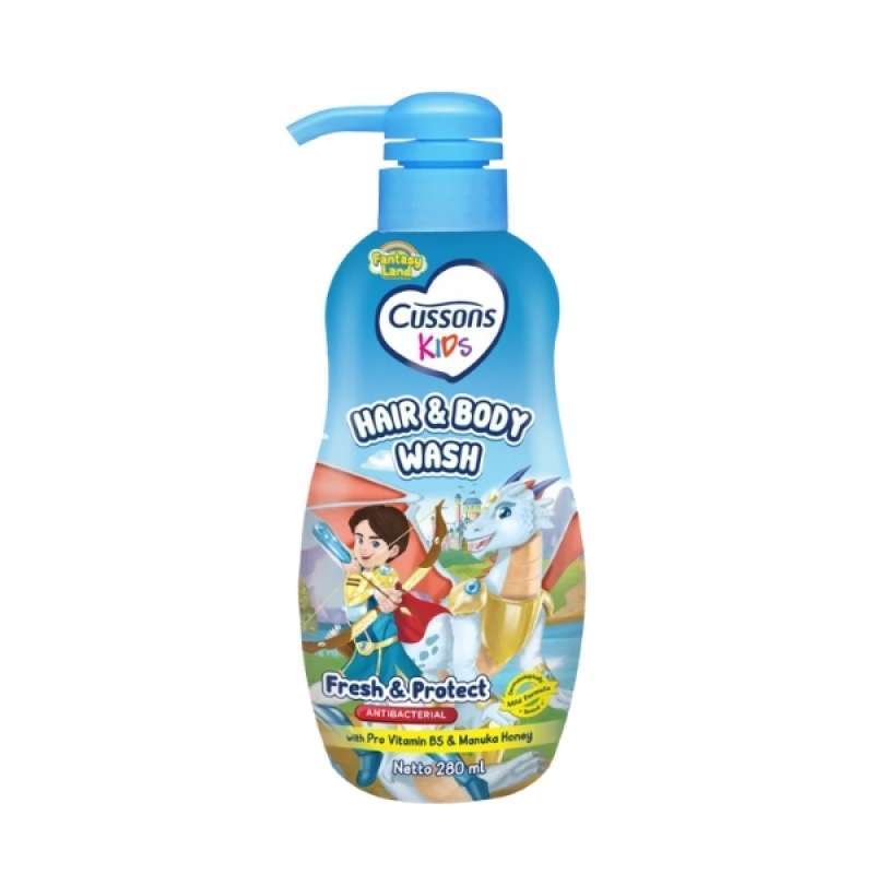 Cussons Kids Hair & Body Wash Fresh & Protech Btl 280ML