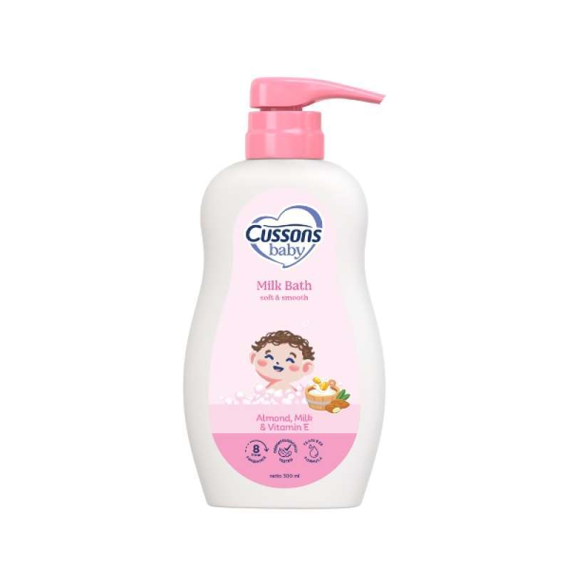 Cussons Baby Milk Bath Soft & Smooth Btl 300ML