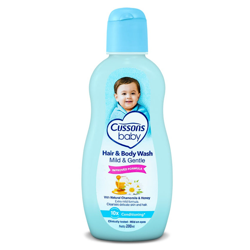 Cussons Baby Hair & Body Wash Mild & Gentle Btl 200ML