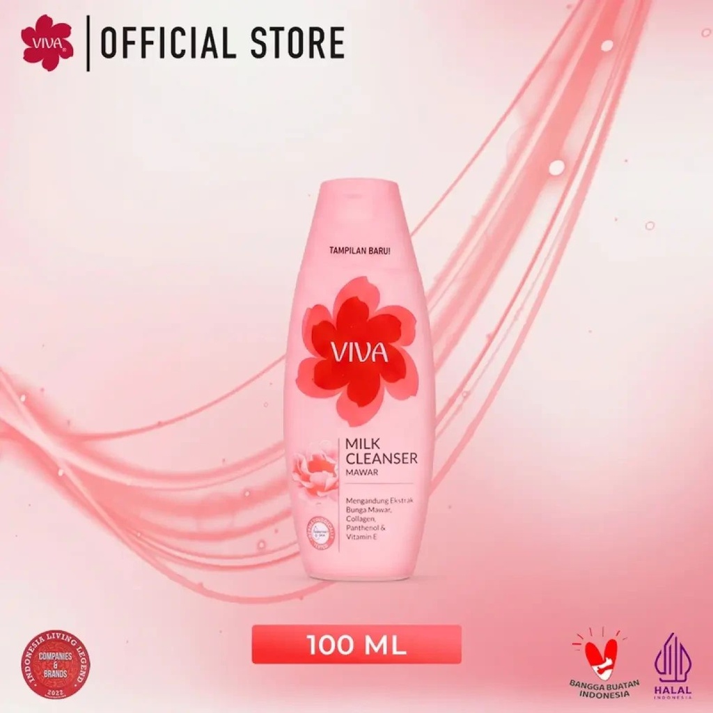 Viva Milk Cleanser Mawar 100ML