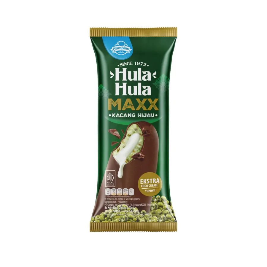 Campina Hula Hula Maxx Kacang Hijau 65ML