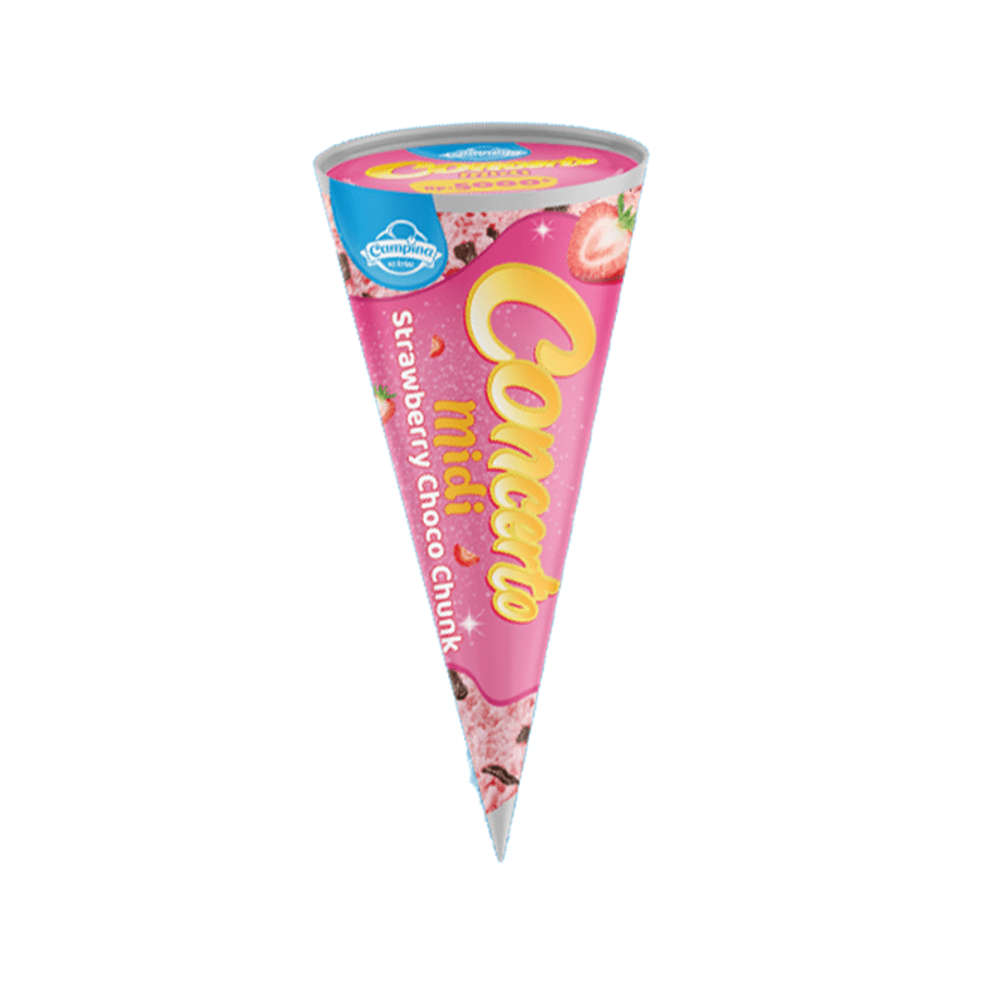 Campina Concerto Midi Strawberry Choco Chunk 80ML