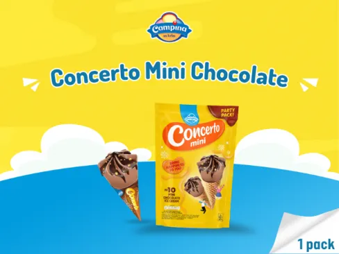 Campina Mini Corneto Chocolate 10x30ML
