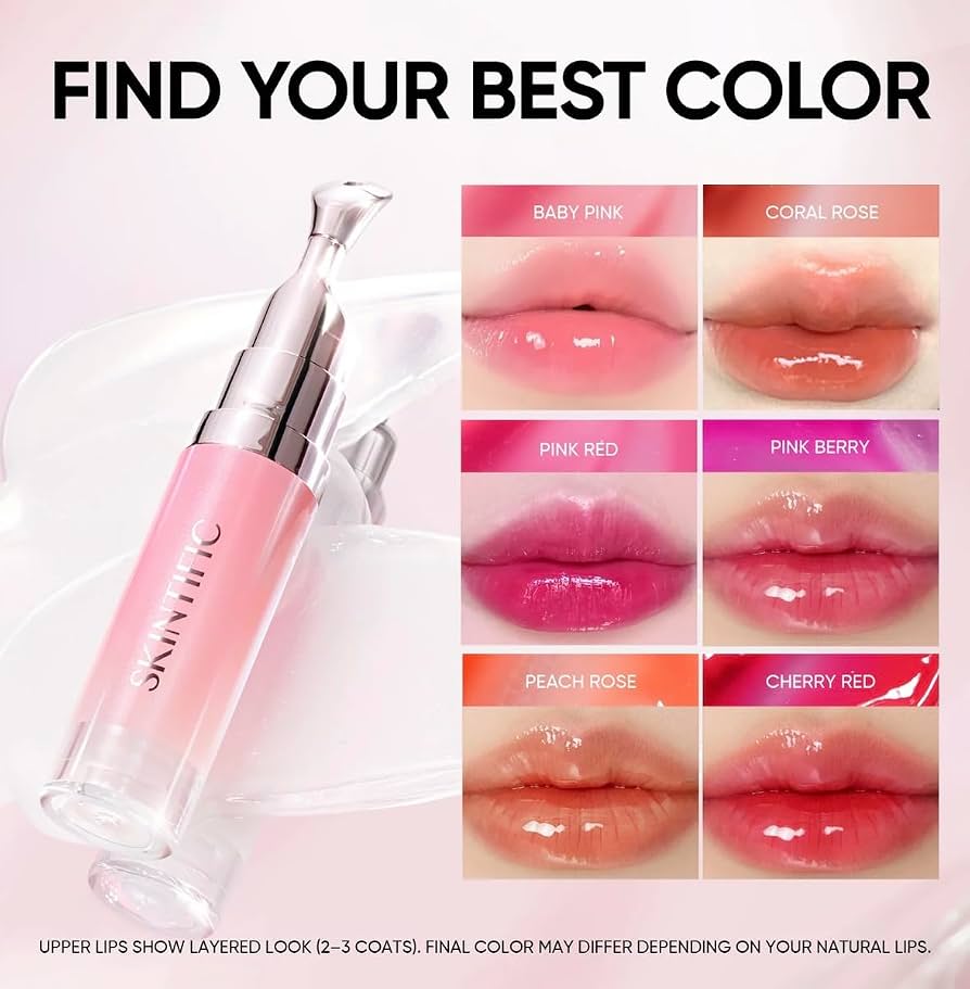 Skintific Brightening Lip Serum Peach Rose 6.5ML