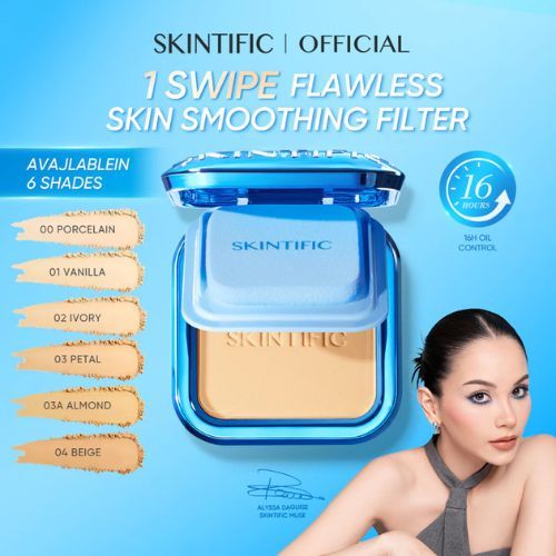 Skintific Ultra Cover Powder Foundation 03 Petal 9GR