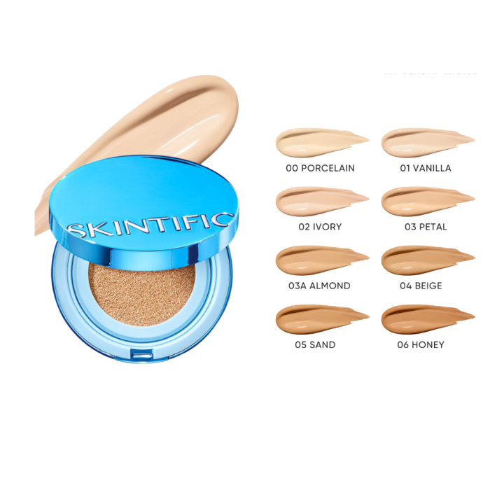 Skintific Perfect Stay Velvet Matte Cushion 04 Beige Refill 11GR