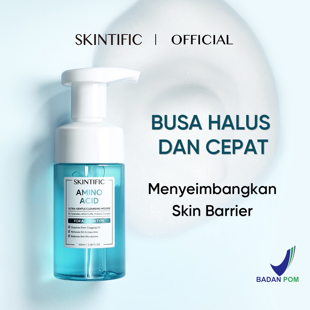 Skintific-Amino Acid Ultra-Gentle Cleansing Mousse 100ML