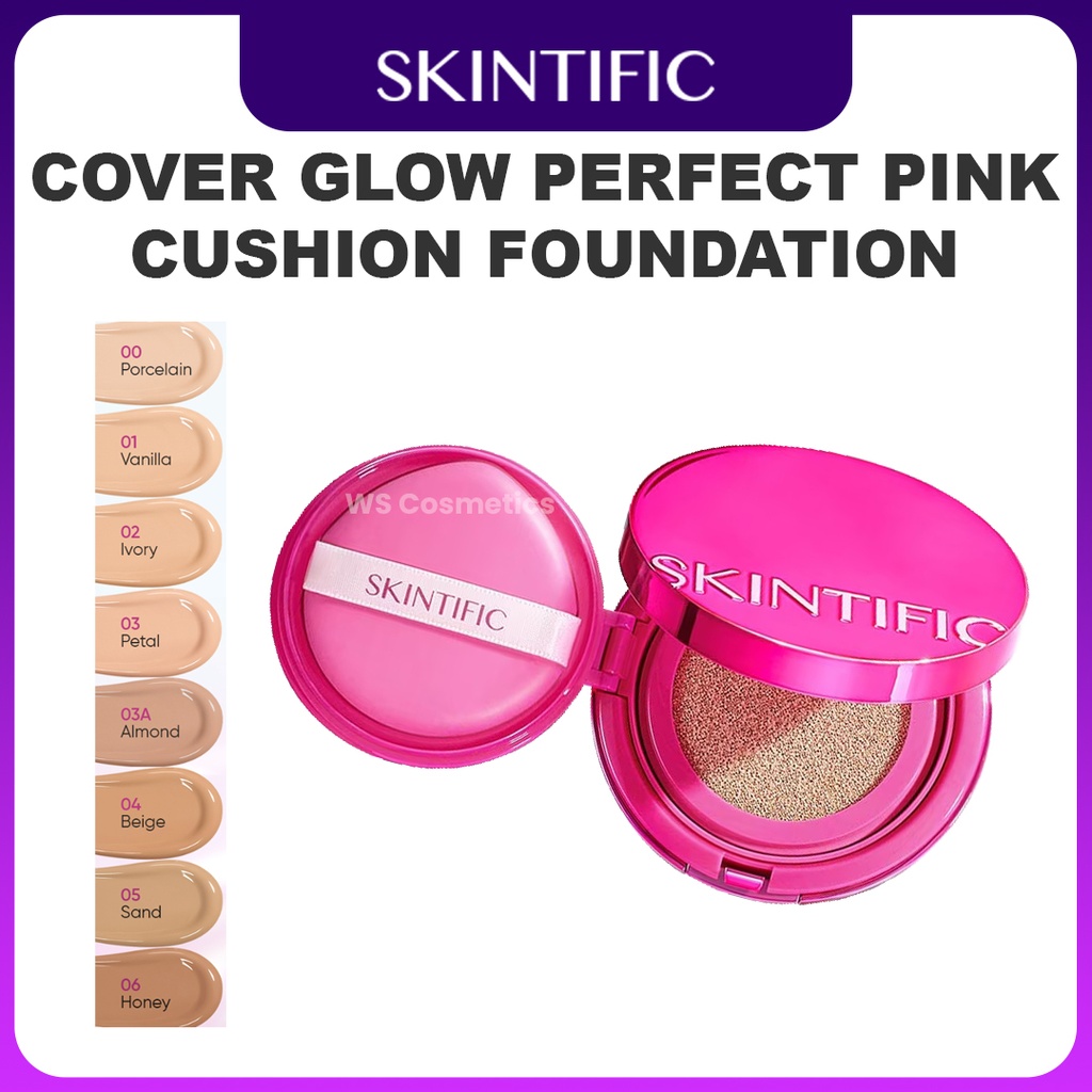 Skintific Cover Glow Perfect Cushion 01 Vanilla 11GR