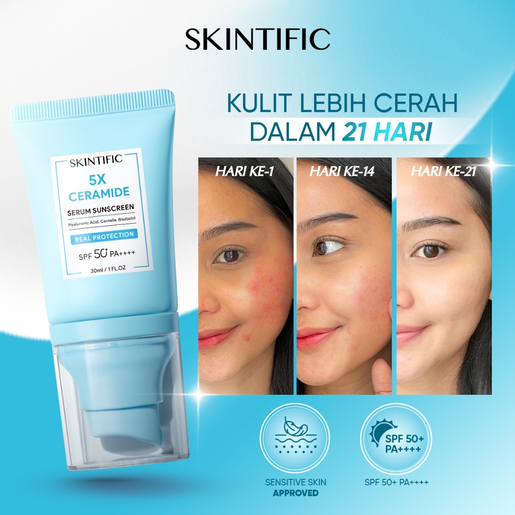 Skintific 5x Ceramide Serum Sunscreen SPF 50 PA++++ 30ML