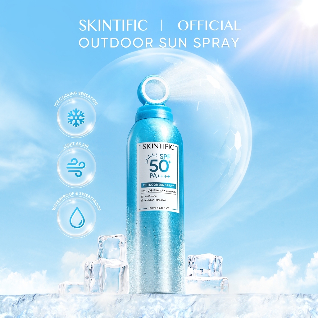 Skintific Outdoor Sun Spray SPF 50+ PA ++++ 250ML