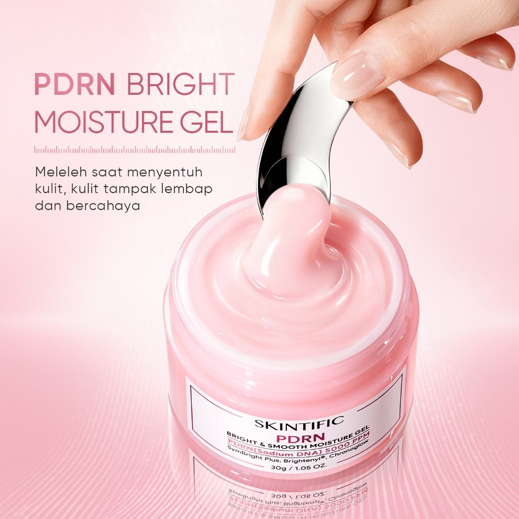 Skintific PDRN Bright & Smooth Moisture Gel 30GR