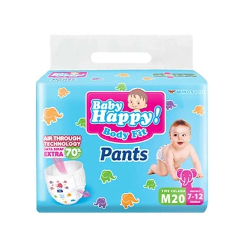 Baby Happy Body Fit Pants M 20PCS