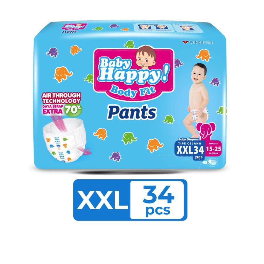 BABY HAPPY PANTS XXL34 JUMBO