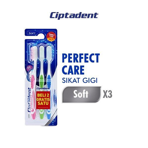 Ciptadent Sikat Gigi Perfect Care 3Pcs