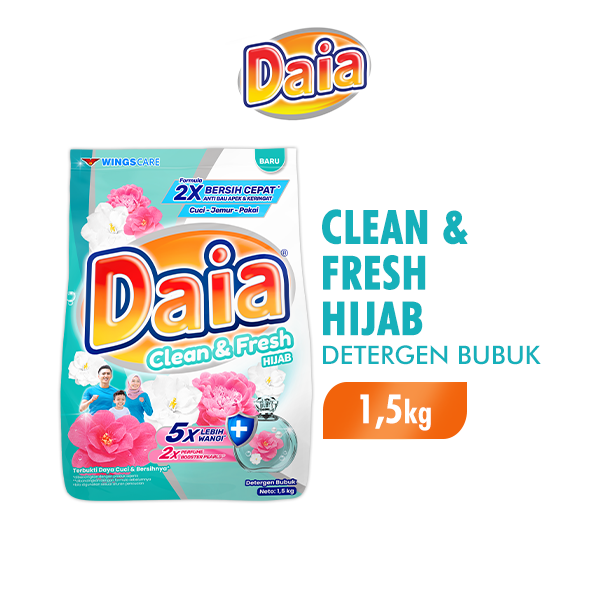 Daia Detergen Bubuk Clean & Fresh Hijab 1.5KG