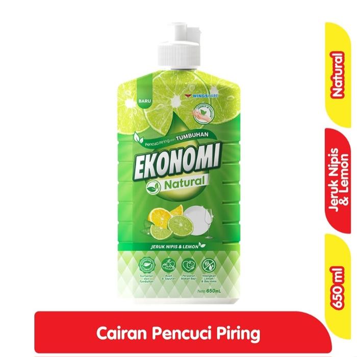 Ekonomi Natural Jeruk Nipis Nipis & Lemon Btl 650ML