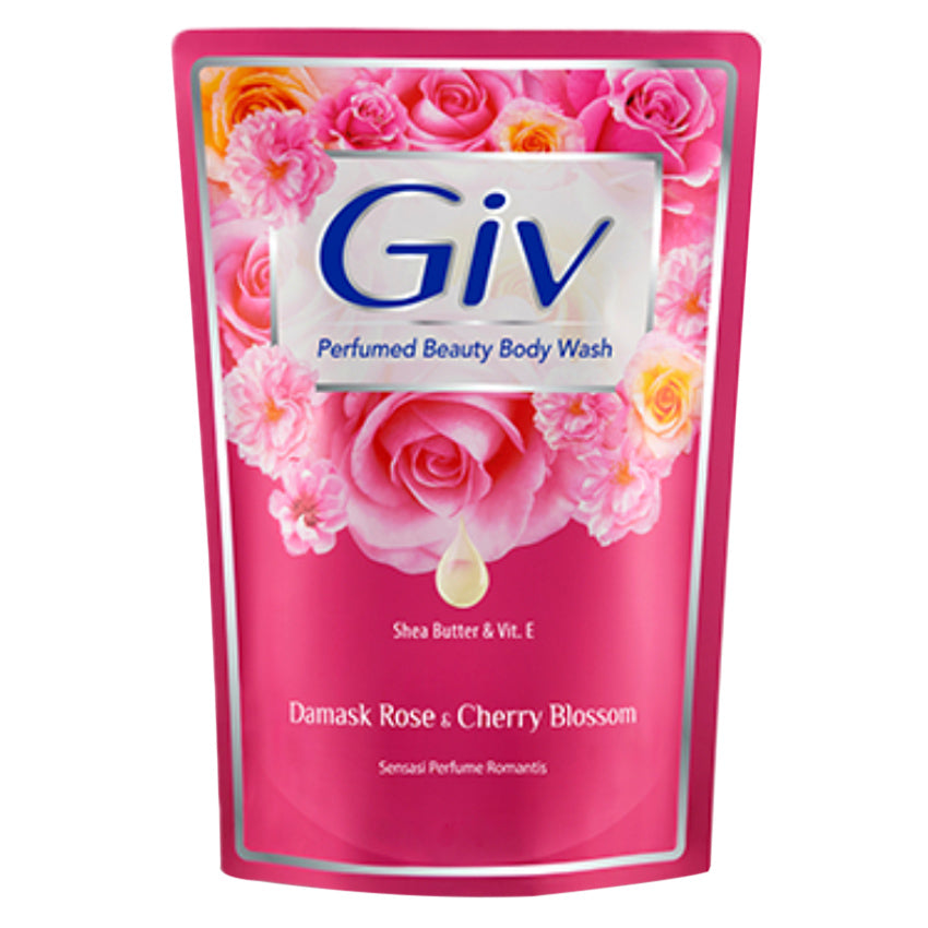Giv Body Wash Romantic Damask Rose Pch 400 ML