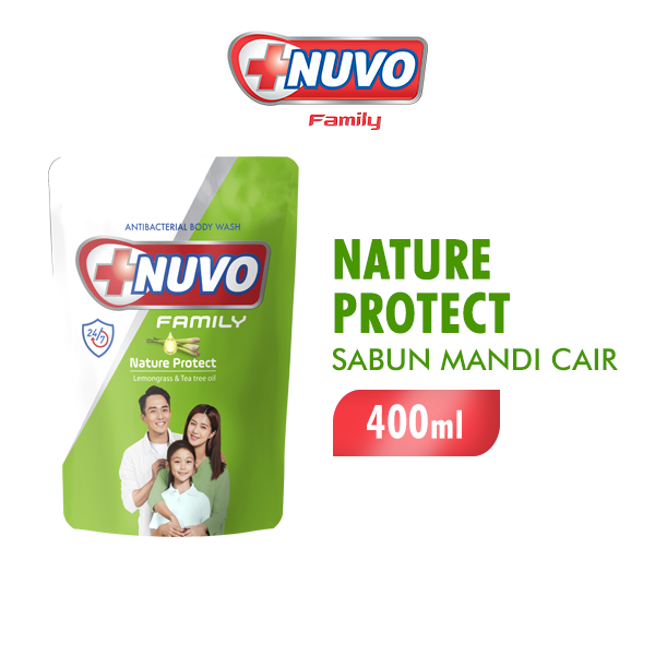 Nuvo Body Wash Clean Protect Pch 400GR