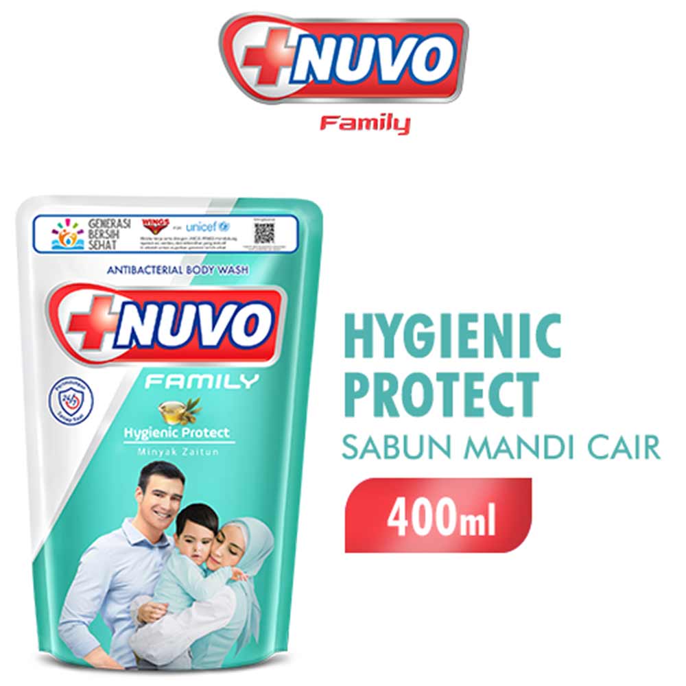 Nuvo Body Wash Hygienic Protect Pch 400GR