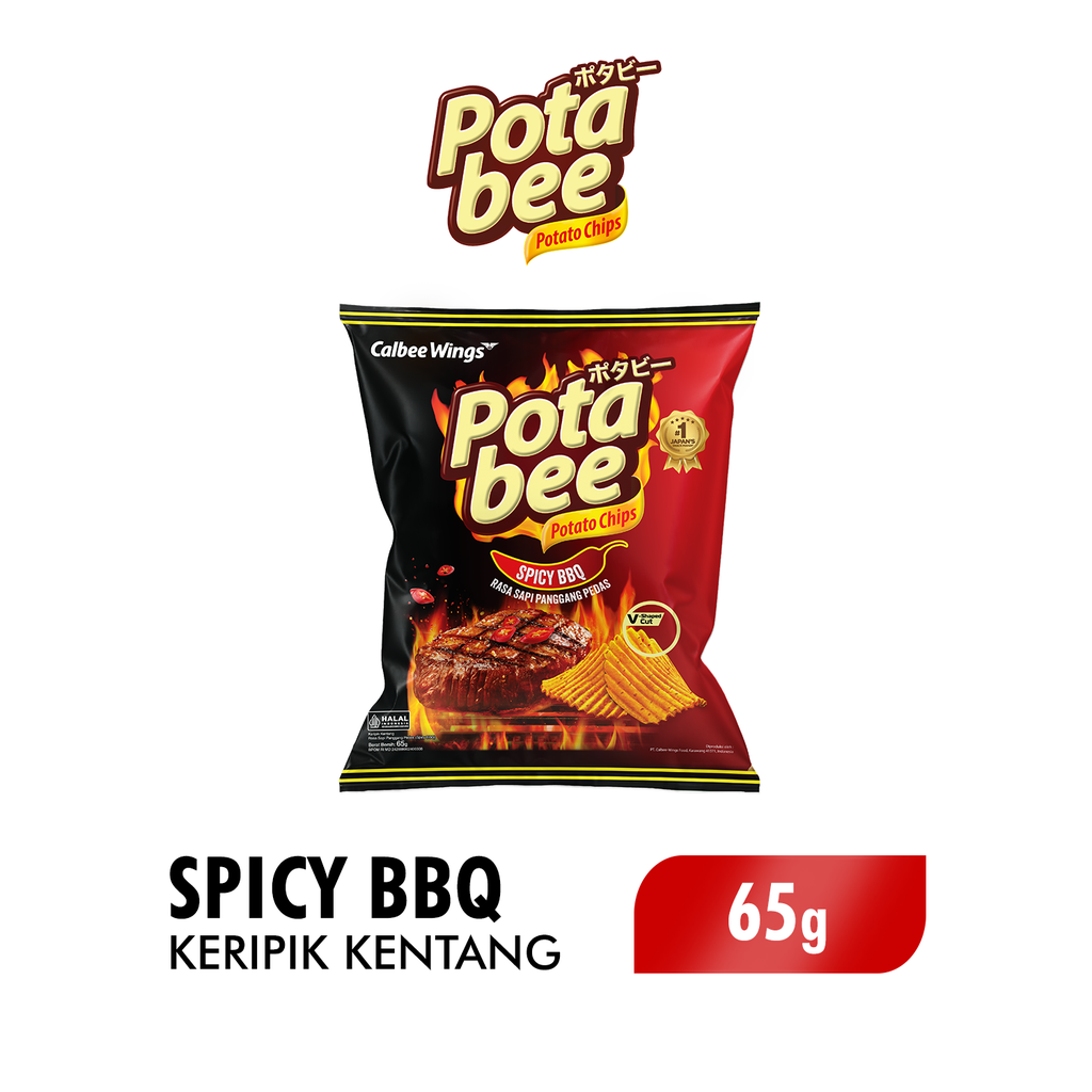 Potabee Spicy BBQ 65GR