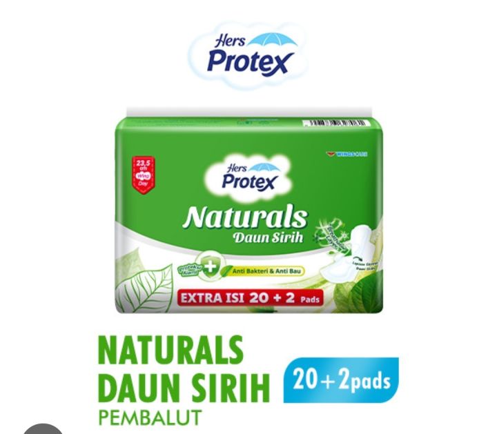 Protex Naturals Daun Sirih 23.5cm Wing 22PCS