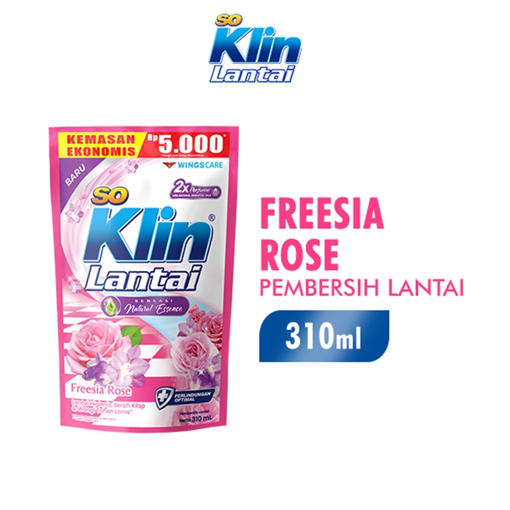 Soklin Lantai Freesia Rose Pch 310ML