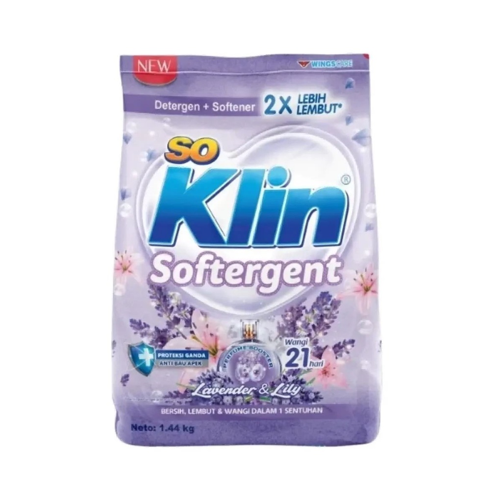So Klin Detergen Bubuk EDP Fleurs Blanches No 7 Pch 1.44KG