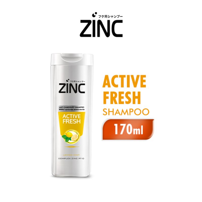 Zinc Shampoo Active Fresh Btl 170ML