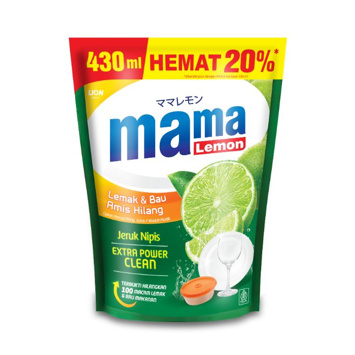 Mama Lemon Jeruk Nipis Pch 430GR