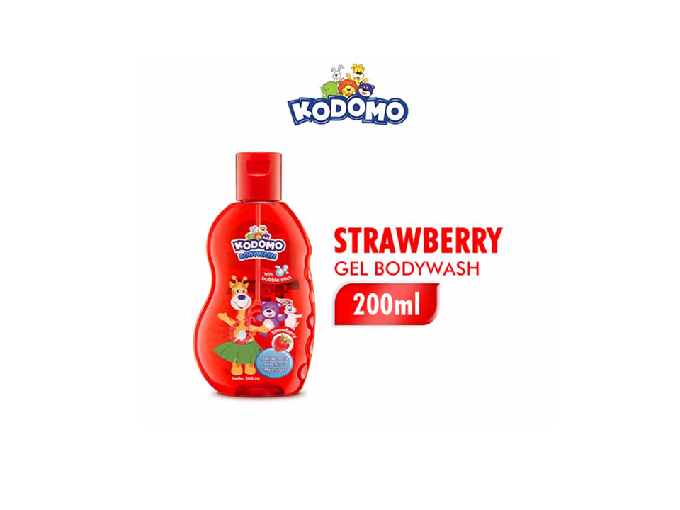 Kodomo Body Wash Strawberry Btl 200ML