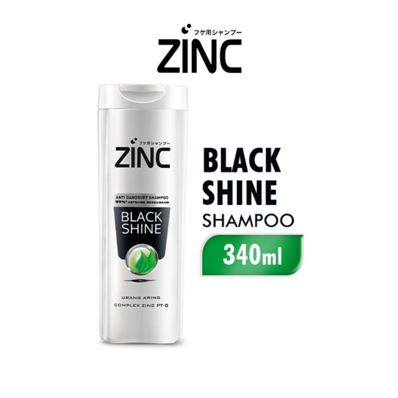 Zinc Shampoo Black Shine Btl 340ML