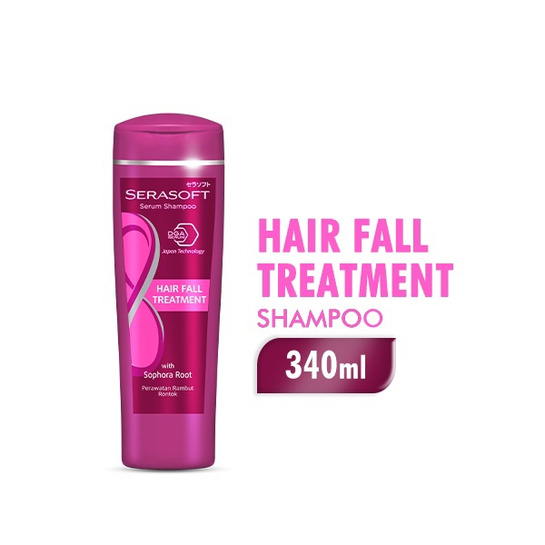 SERASOFT SHAMPOO HAIRFALL TRT BTL 340ML