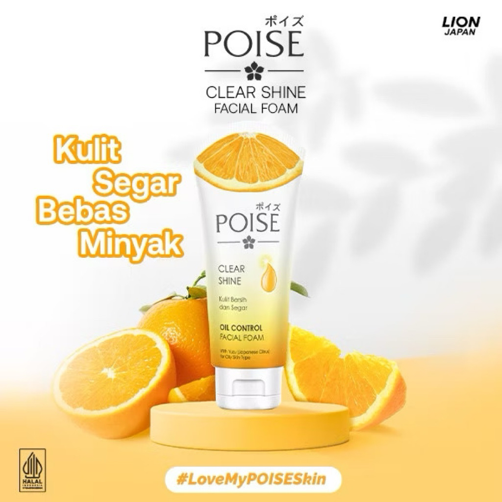 Poise Clear Shine Facial Foam 100ML