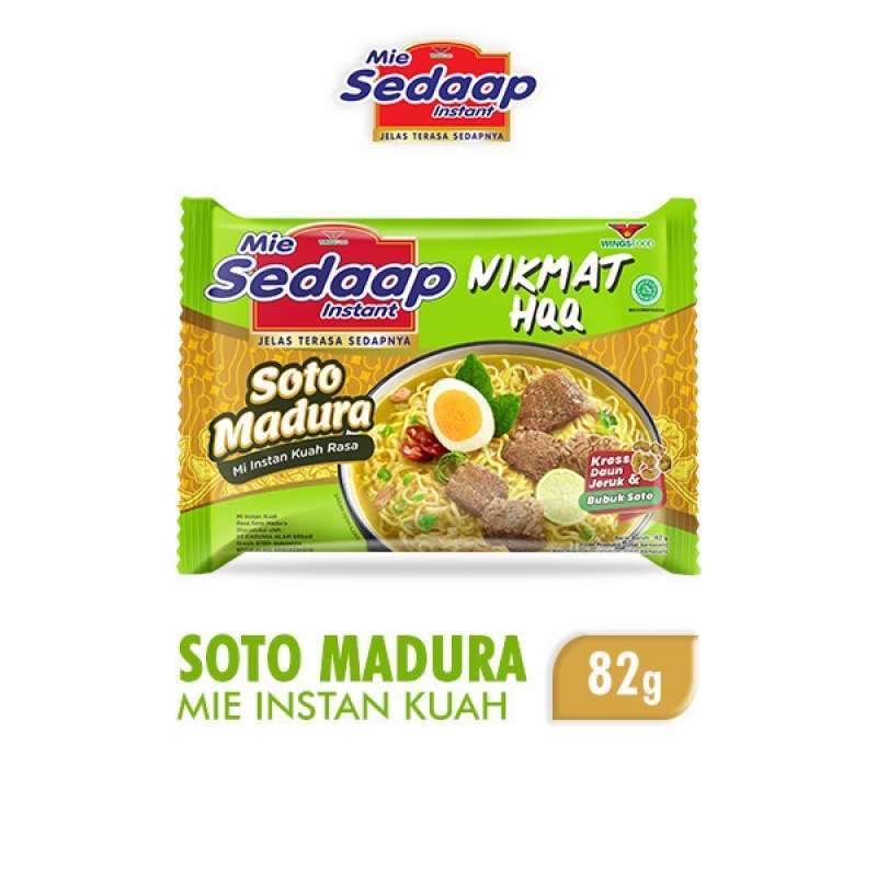 SEDAAP MIE KUAH SOTO MADURA BAG 82GR
