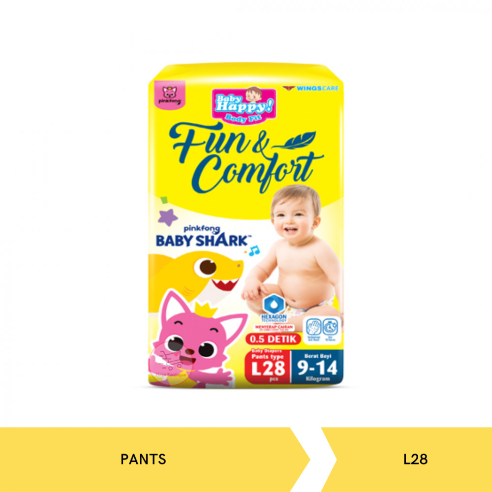 Baby Happy Body Fit Pants Character L28