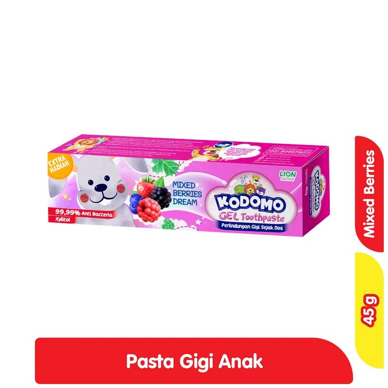 Kodomo Pasta Gigi Mixed Berries Dream 45GR