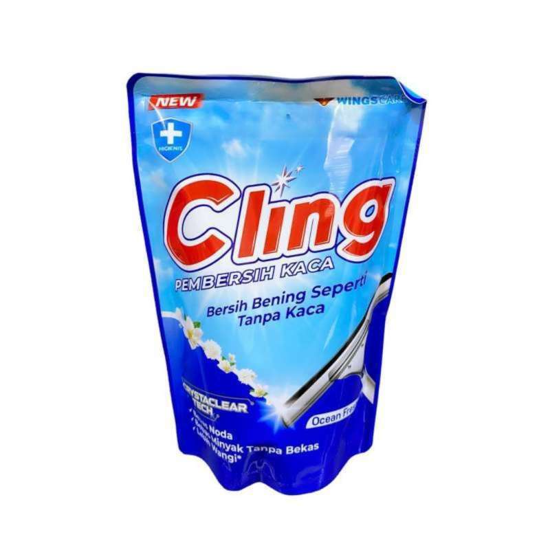 Cling Pembersih Kaca Ocean Pch 400ML