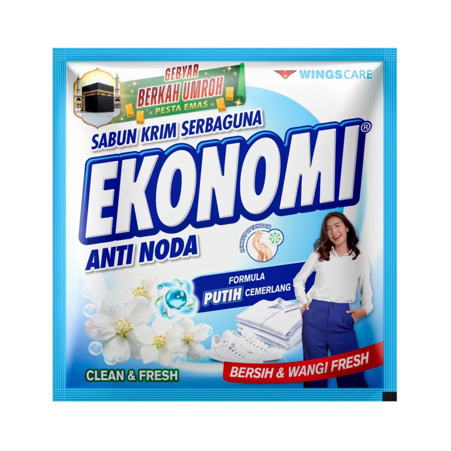 Ekonomi Detergen Putih Clean & Fresh 380GR