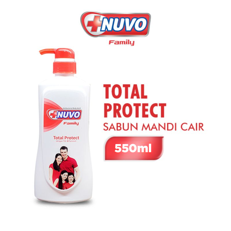 Nuvo Family Body Wash Total Protect Btl 550GR
