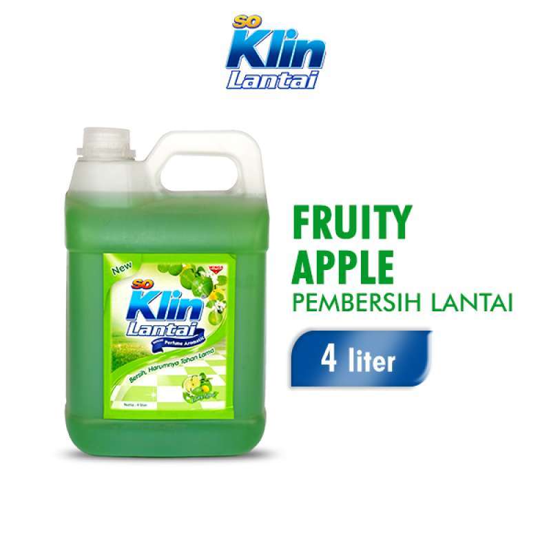 SOKLIN LANTAI HIJAUMUDA APEL JERIGEN 4LT