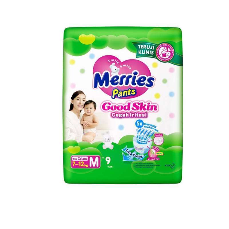 Merries Pants Good Skin M 9PCS