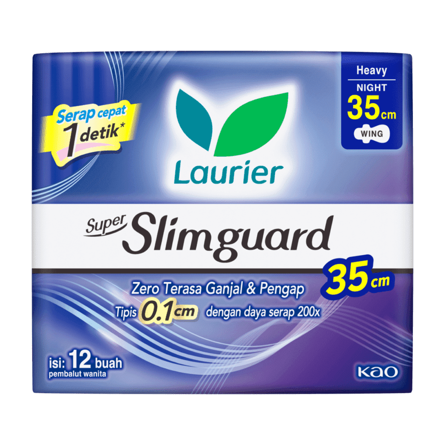 Laurier Super Slimguard 35cm Wing 12PCS