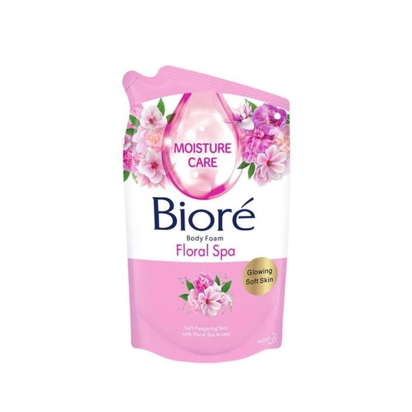Biore Body Wash Floral Spa Pch 400ML