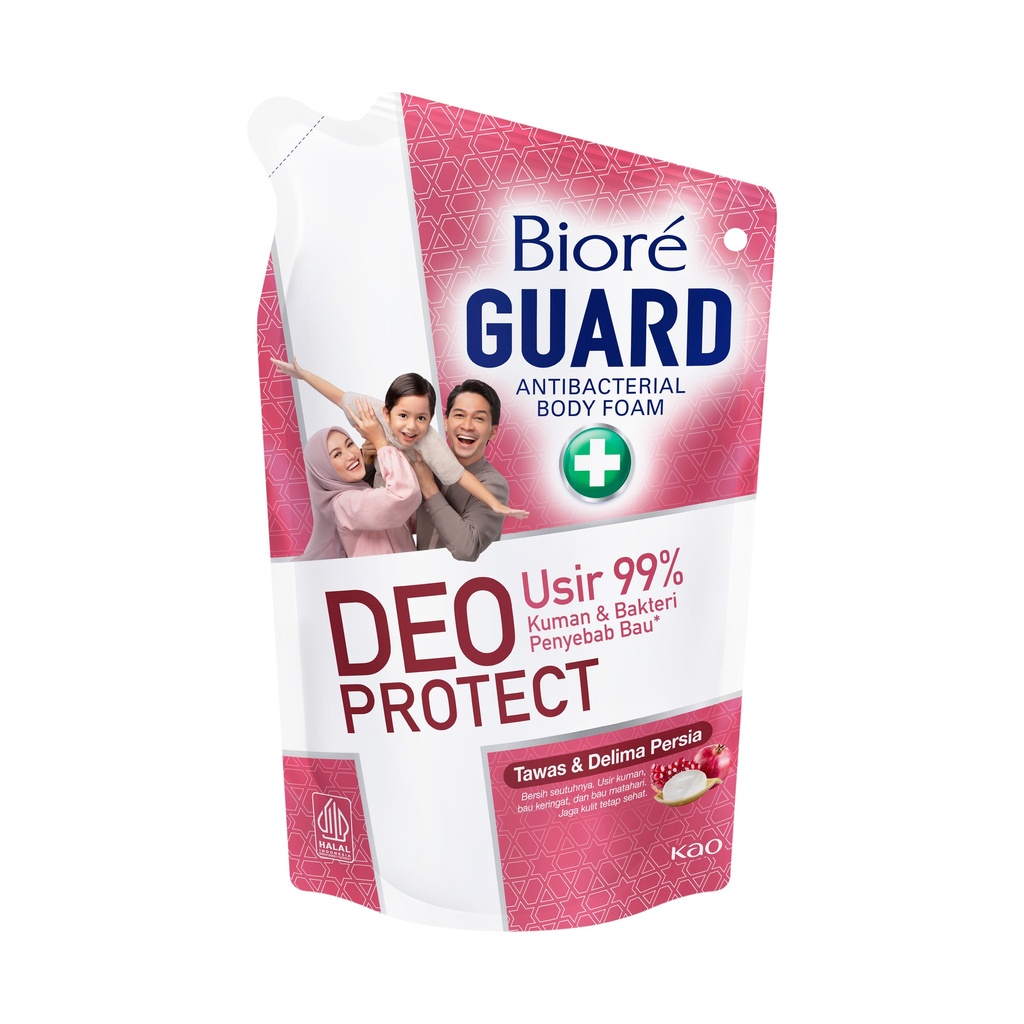 Biore Guard Body Wash Tawas & Delima Persia Pch 400ML