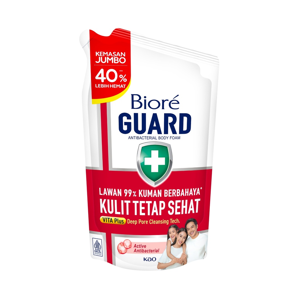Biore Guard Body Wash Active Antibacterial Pch 800ML