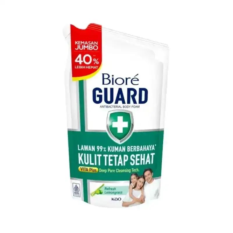 Biore Guard Body Wash Refresh Lemongrass Pch 800ML
